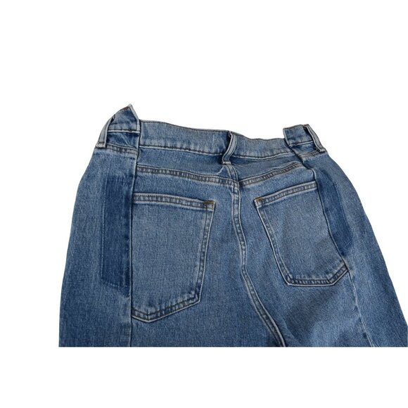 Abercrombie ’90s Straight Jeans Ultra High Rise Vintage Fit Sz 31 / 12 Cut & Sew - Picture 3 of 10